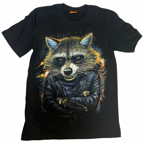 фото Футболка, размер 48, черный banzai