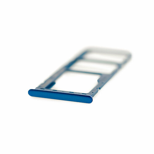 Слот SIM/ microSD-карт для Samsung A205F/ A305F/ A505F/ A705F синий