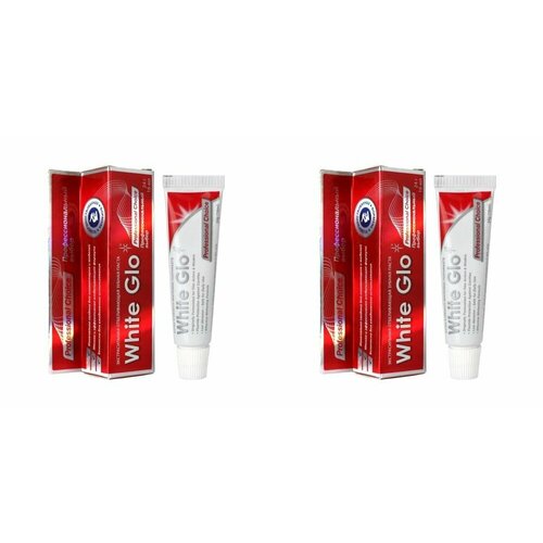 White Glo Зубная паста Professional, отбеливающая, профессиональный выбор, 100 гр, 2 шт набор отбеливающих зубных паст selahatin meditations in an emergency 1 шт