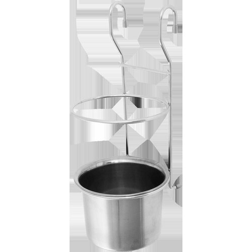 Стакан универсальный Delinia 12x12x29.5 см сталь цвет хром