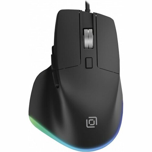 Мышь Оклик 503M черный оптическая 6400dpi silent USB для ноутбука 6but 147000₽