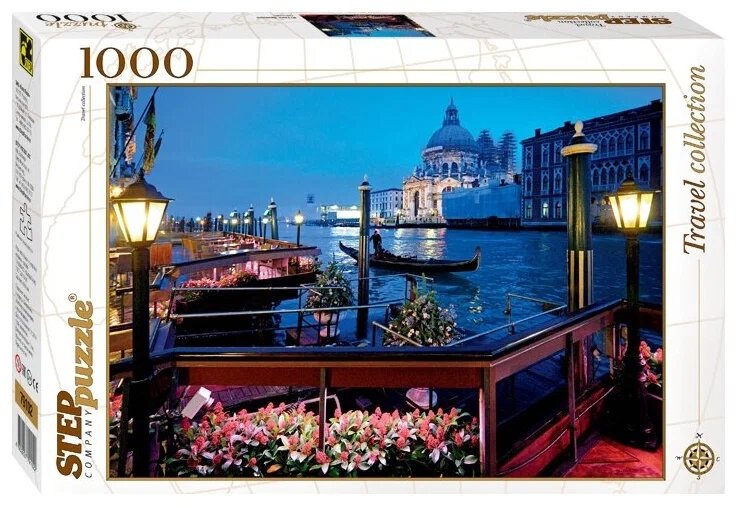 Пазл Step puzzle Travel Collection Италия. Венеция (79102), 1000 дет, 48х40х27 см, мультицвет
