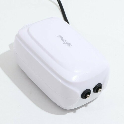 Компрессор воздушный JINGYE YE-823 бесшумный с регулировкой мощности 2 x 45 лмин 12 Вт 99336 1636₽