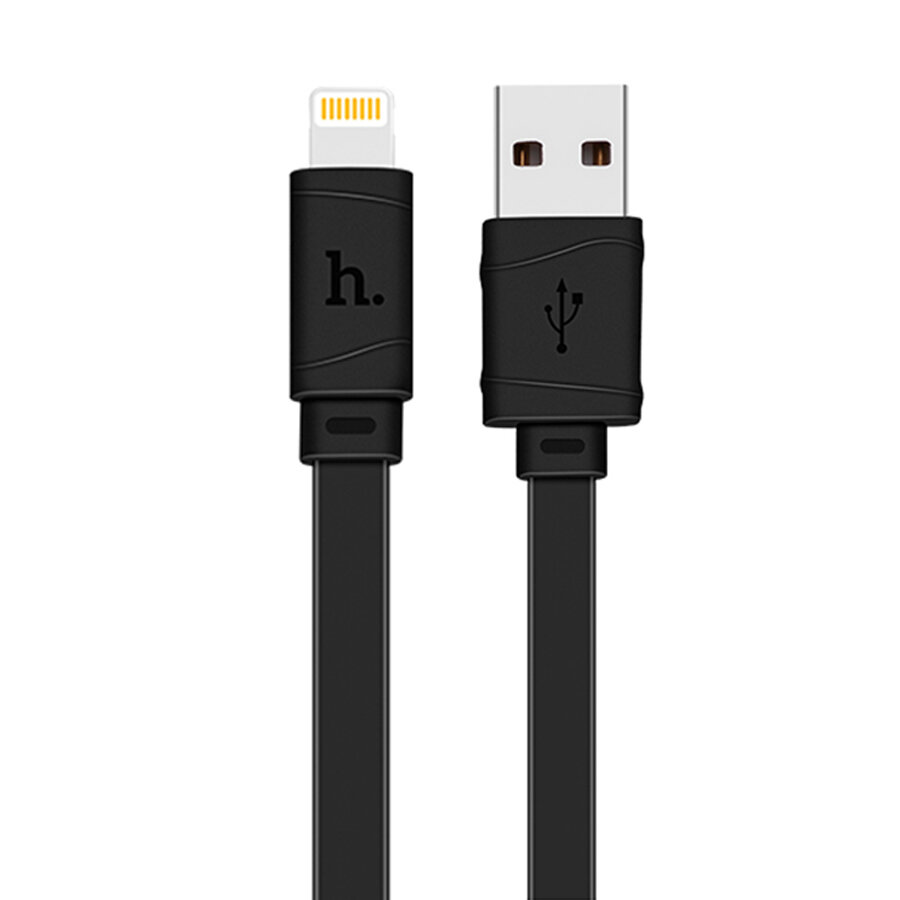 Кабель для айфон USB HOCO X5 Bambo USB - Lightning, 2.4А, 1 м, черный