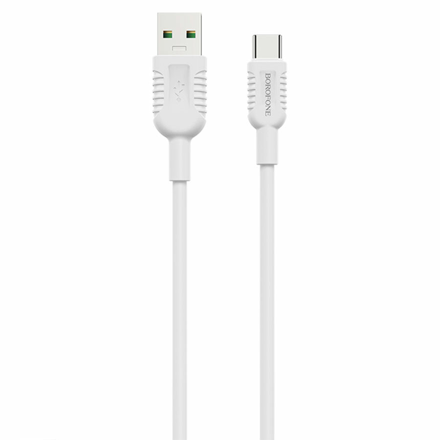 Кабель USB BOROFONE BX33 Billow flash USB - Type-C, test, 1.2 м, белый