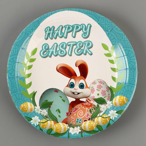 Тарелки бумажные Светлой Пасхи одноразовые 6 шт 360₽