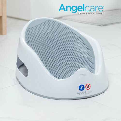 Горка-лежак для купания детская Angelcare, серая горки и сиденья для ванн angelcare лежак для купания