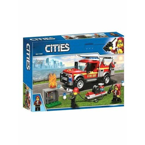 Конструктор Сити, Грузовик начальника пожарной охраны lego city 60231 грузовик начальника пожарной охраны 201 дет