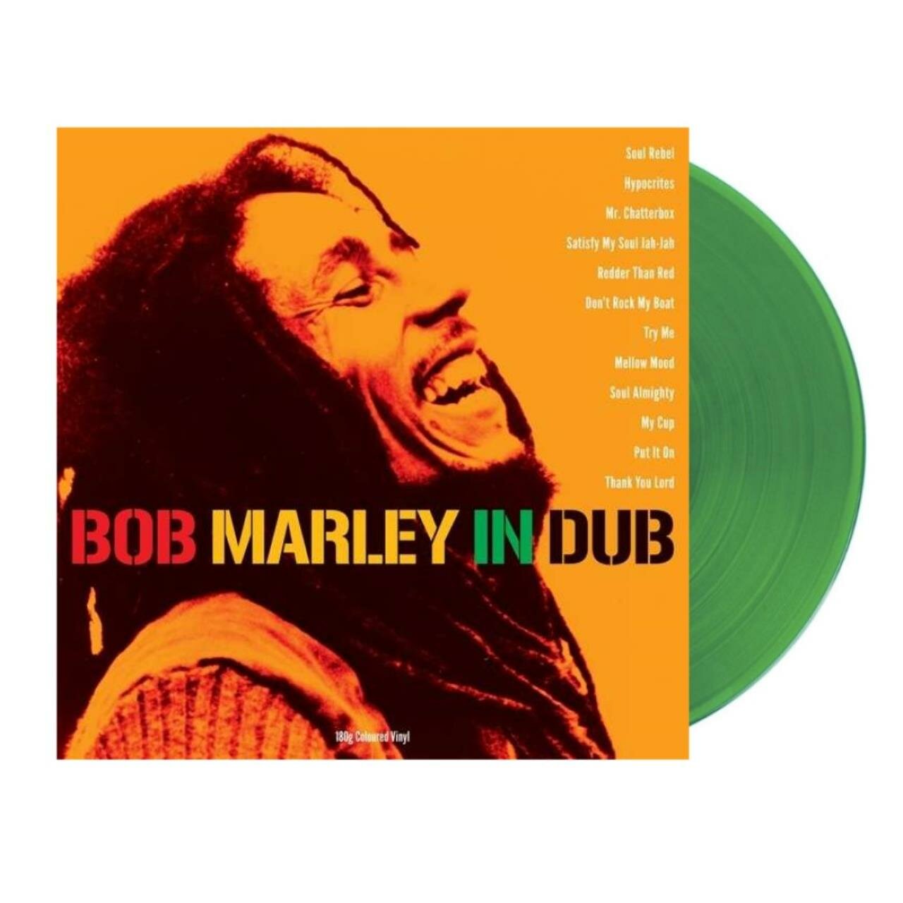 Виниловая пластинка Not Now Bob Marley - In Dub. Coloured, green (LP) Fat Cat Records - фото №4