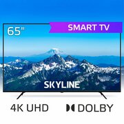 Телевизор SKYLINE 65U7510, SMART, черный