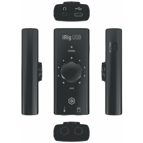 Гитарный звуковой интерфейс IK Multimedia iRig USB мобильный аудиоинтерфейс ik multimedia irig pre hd