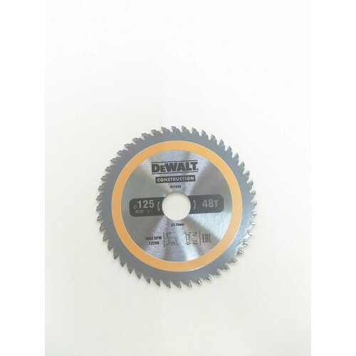 Пильный диск CONSTRUCT (125х22.23 мм; 48 ATB) DEWALT DT2101