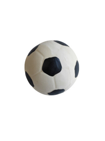 [24549] Игрушка для собак Чистый котик Мяч 6см футбольный, резина LT19001 1/125