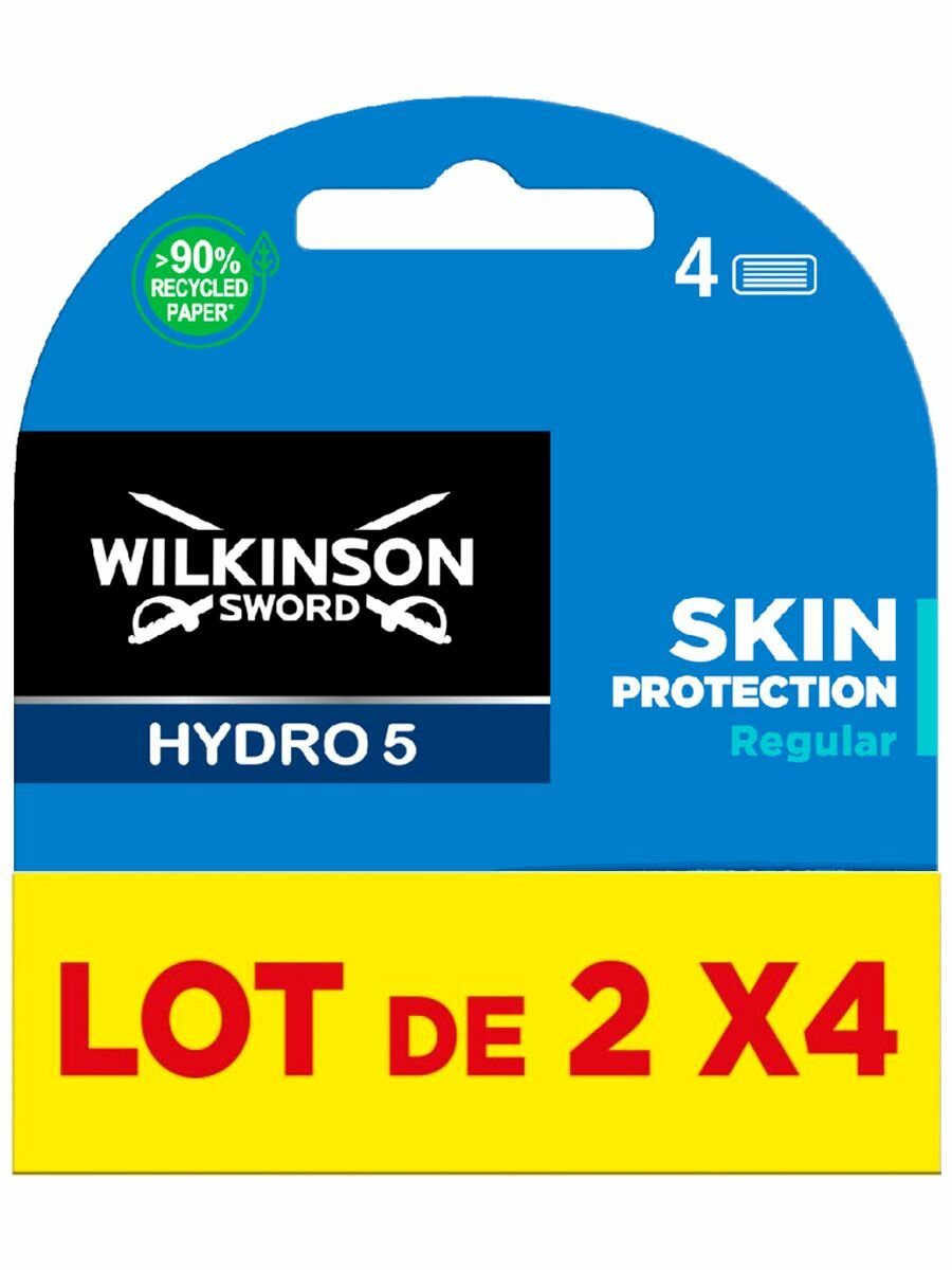 Hydro5 Skin Protection Сменные кассеты для бритья, 8 шт.