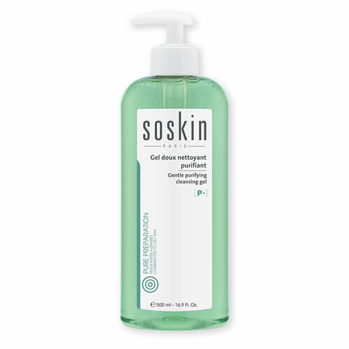 Soskin очищающий гель для комбинированной кожи GENTLE PURIFYING CLEANSING GEL, 500 мл