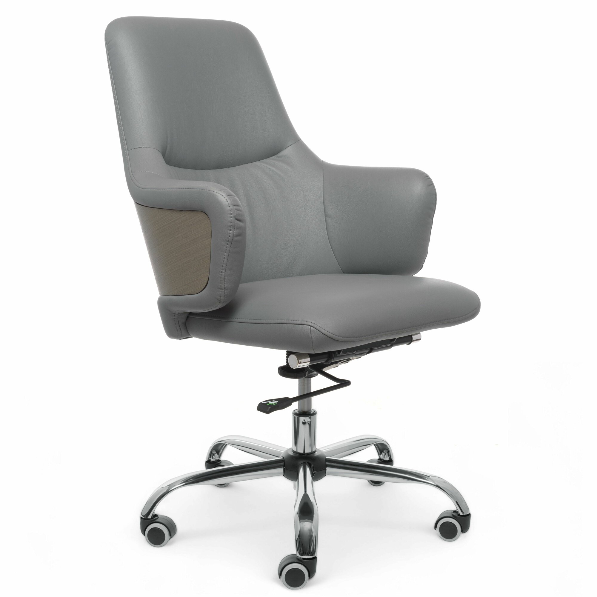 Кресло компьютерное / Офисное кресло Feliz, серый на колесиках