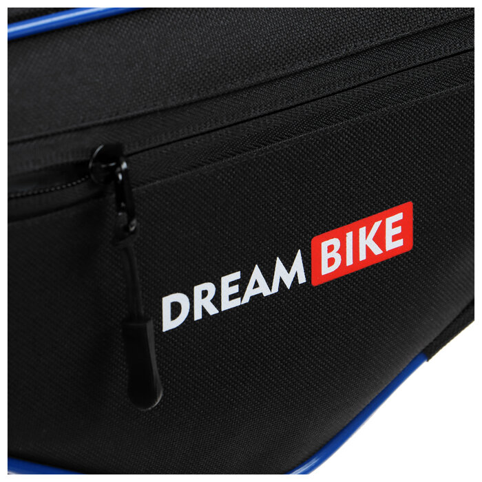 Dream Bike Велосумка Dream Bike под раму, 32х15х5, цвет чёрный/синий