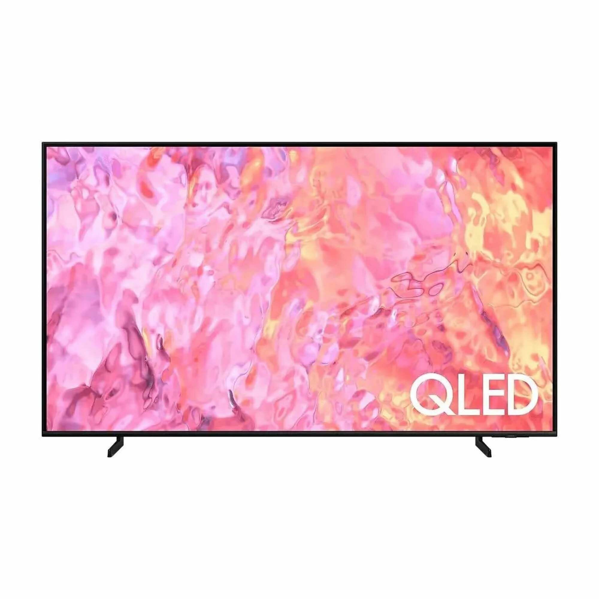 Телевизор QLED Samsung 50" QE50Q60CAUXUZ Q черный 4K Ultra HD 60Hz DVB-T2 DVB-C DVB-S2 USB WiFi Smart TV (RUS)