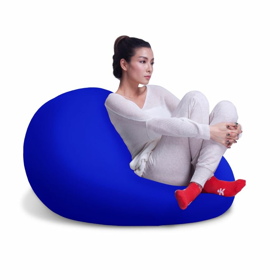Кресло-мешок нового формата aLounge - Space Pod - Cobalt Blue, 2XL (синее) - кресло моментально восстанавливащее форму