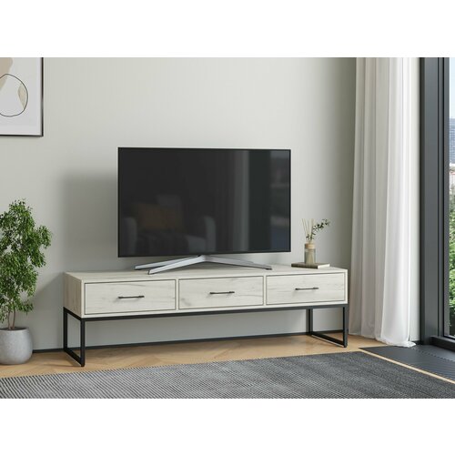 Тумба Айсберг Лофт большая Черныйдуб крафт белый 16490₽