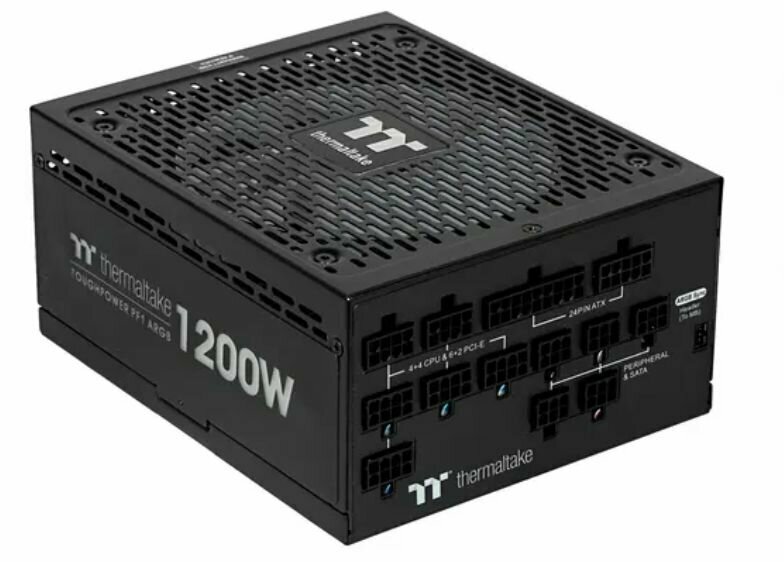 Блок питания THERMALTAKE Toughpower PF1 ARGB, 1200Вт, 140мм, черный, retail [ps-tpd-1200f3fape-1] - фото №19