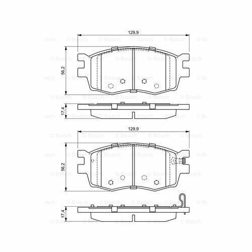 Тормозные колодки Bosch - фото №15