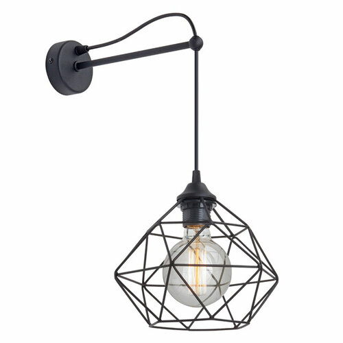 Бра vitaluce louise 1х60вт е27еталл черный 8173₽