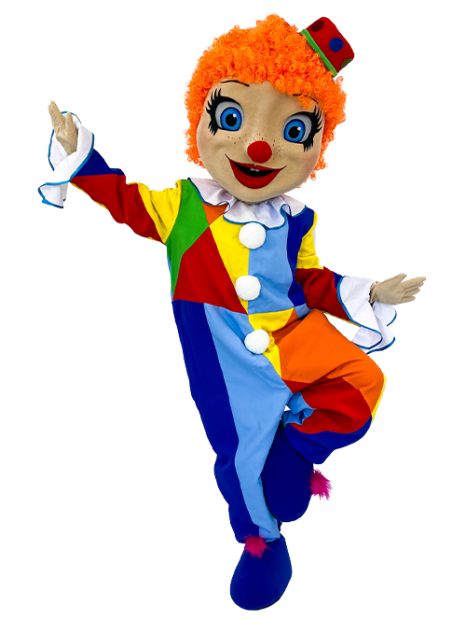 Ростовая кукла Клоун, Карнавальный костюм, Ростовой костюм для аниматора, поздравление ребенка, маскарадный костюм для праздников