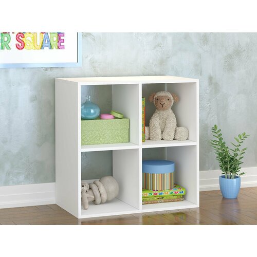 Стеллаж для книг 4 секции квадрат 