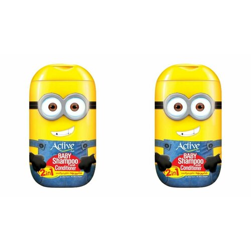 Active Детский шампунь и кондиционер 2в1 Minions 280 мл 2 шт 549₽