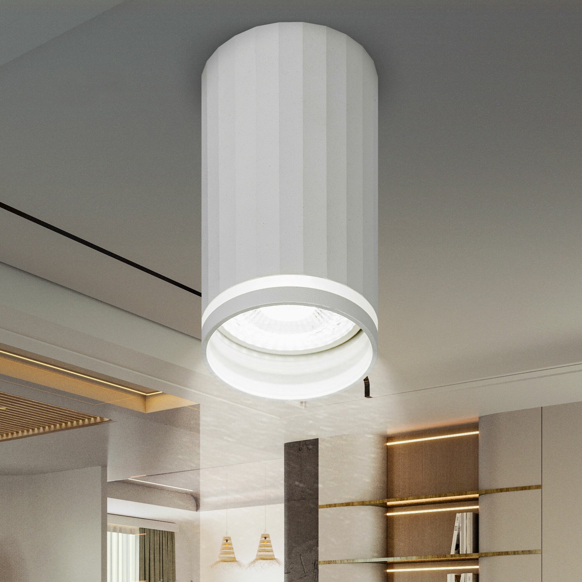 фото Светильник настенно-потолочный спот ЭРА OL42 WH MR16 GU10 IP20 белый