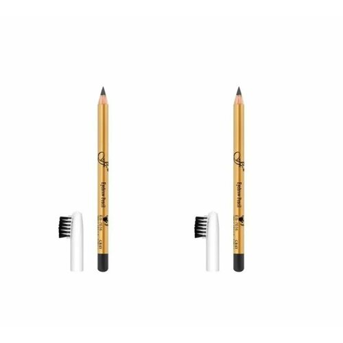 FFleur Карандаш для глаз и бровей Серый контурный со щеточкой 117 2 шт 489₽