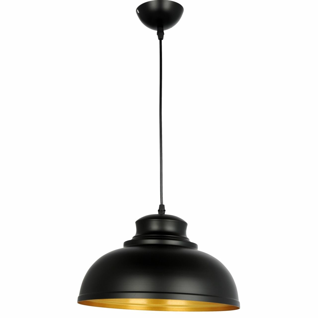 Светильник подвесной потолочный E27 PNL.002.300.01 черный/золото