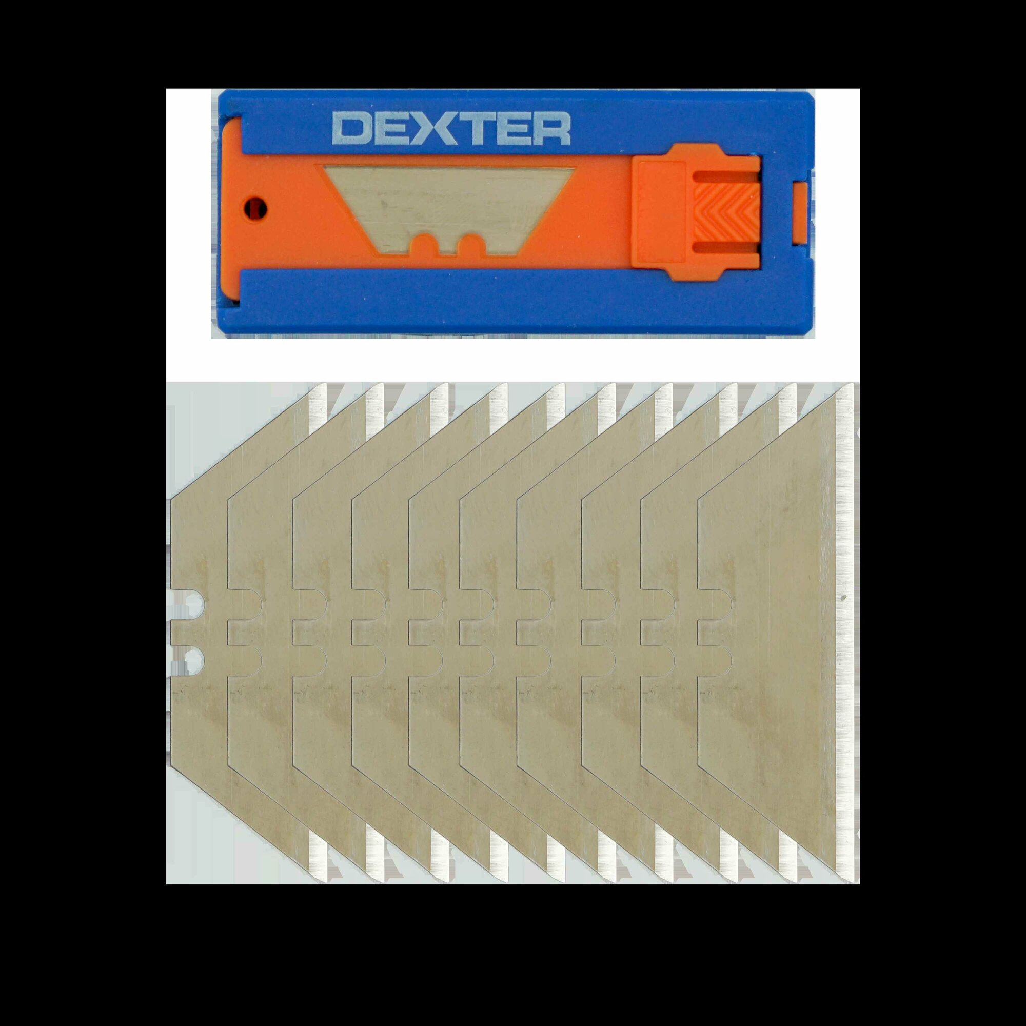 Лезвие трапециевидное Dexter 318-00375 19 мм 10 шт.