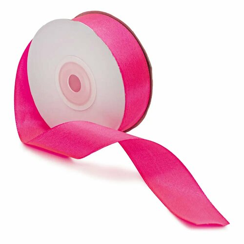 Лента атласная Bestex 25см2286м 013 ярко-розовый неон 567₽