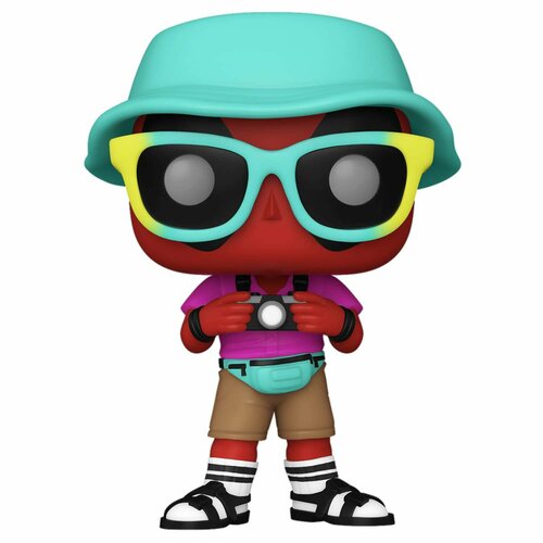 фигурка funko pop marvel deadpool 30th deadpool in cake Фигурка Funko POP! Bobble Marvel Deadpool Tourist Deadpool (1345) 76080