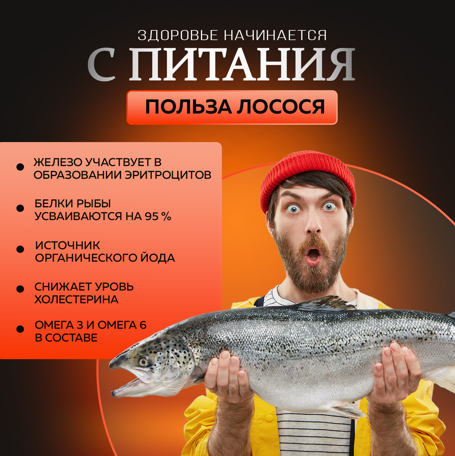 Сухой корм для собак крупных и средних пород Buddy Dinner Orange Line Hypoallergenic с лососем 900 гр — фото 1