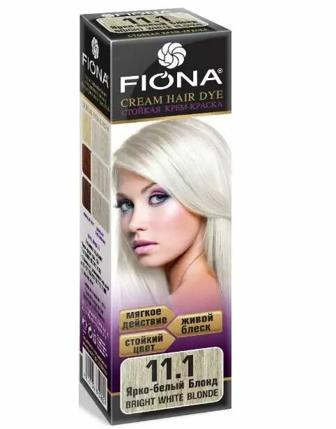 Fiona Крем-краска Ярко белый блонд 11.1, 100 мл