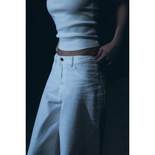 широкие джинсы alicent l agence цвет granada Джинсы широкие Befree, размер L/170, pearl