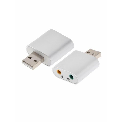 Внешняя звуковая карта LuazON USB наушники и микрофон 572₽