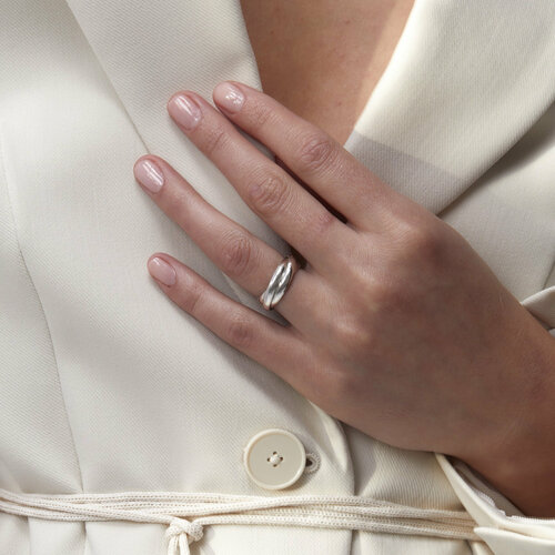 Кольцо BOHOANN, серебро, 925 проба, размер 16, серебряный