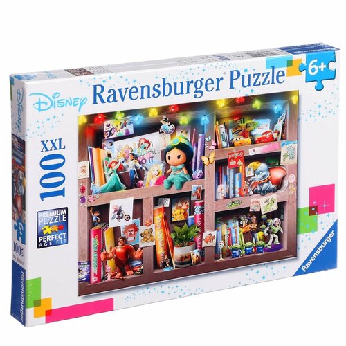 Пазл Ravensburger Герои мультфильмов Дисней, 100 дет. 10410 пазл ravensburger встреча животных 10689 100 дет