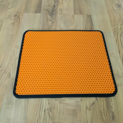Универсальный коврик EVA для дома желтая сота 34х40 см