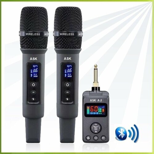 MADMIC A-2 - универсальная вокальная радиосистема, Bluetooth, Эхо Vocal Out
