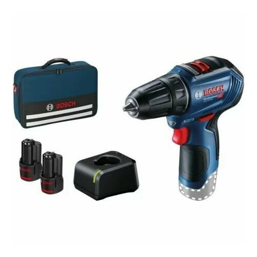 Дрель-шуруповерт Bosch GSR 12V-30 2 x 20 Ah Сумка 06019G9004 29999₽