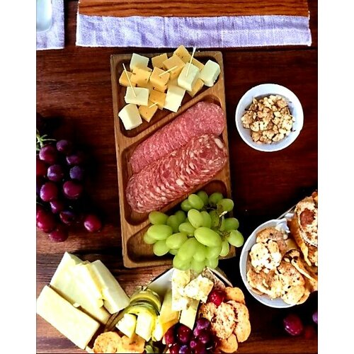 Менажница деревянная из дуба прямоугольная KABARETT