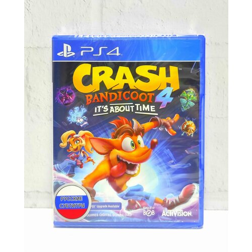 Crash Bandicoot 4 Это Вопрос Времени Русские субтитры Видеоигра на диске PS4 / PS5 игра для nintendo switch crash bandicoot 4 это вопрос времени