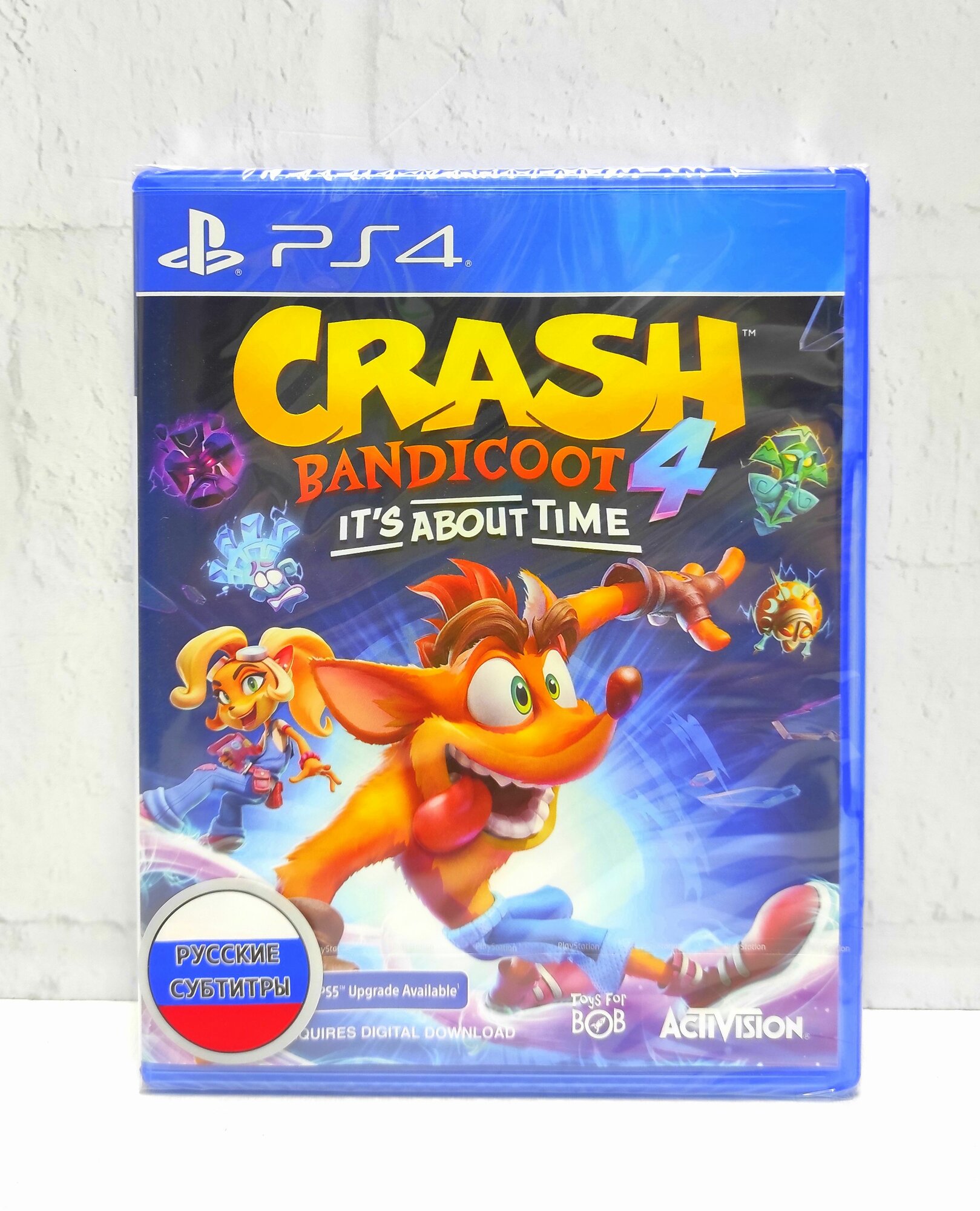 Crash Bandicoot 4 Это Вопрос Времени Русские субтитры Видеоигра на диске PS4 / PS5