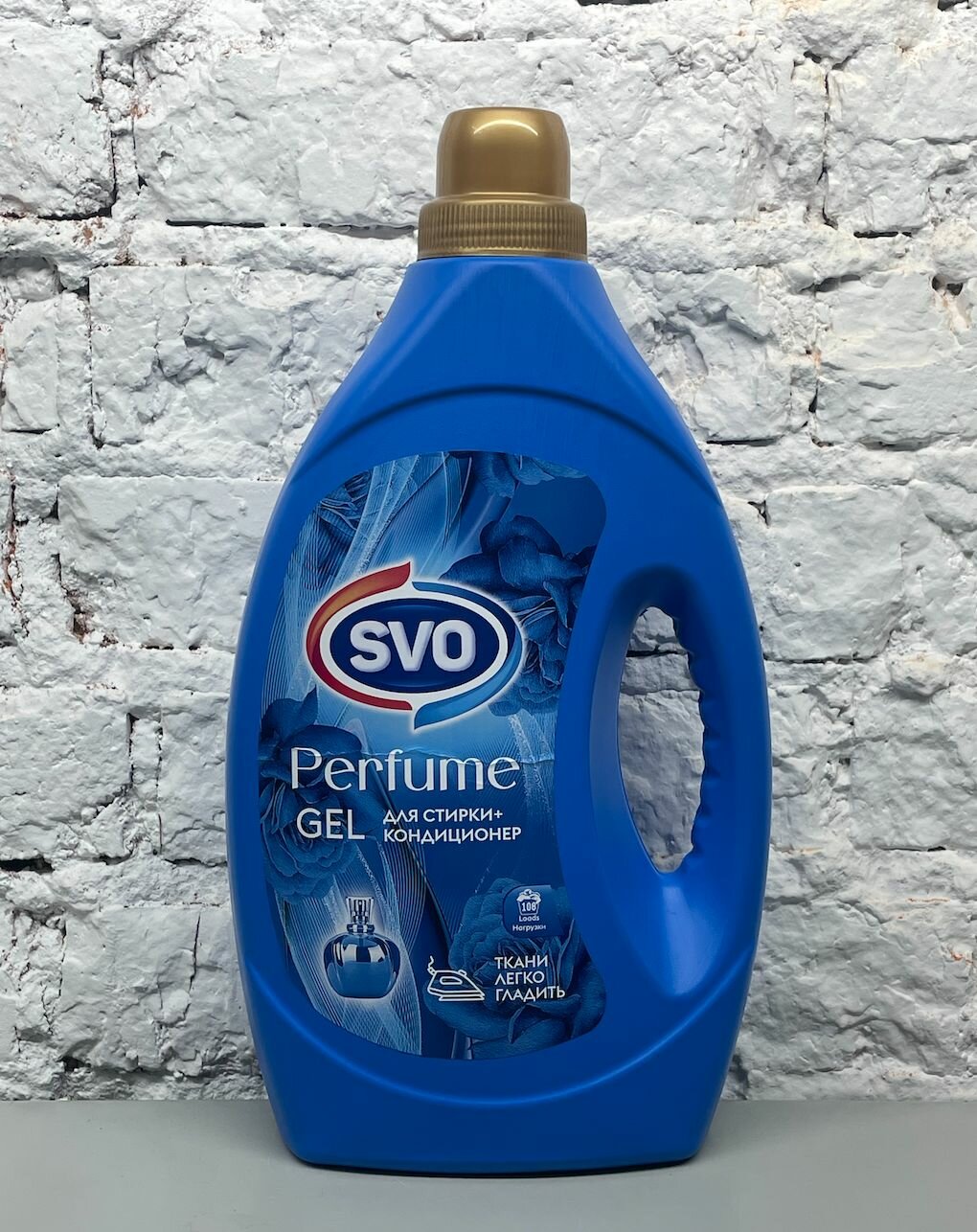 Гель для стирки белья + парфюмированный кондиционер SVO Perfume Blue 2700мл, 108 стирок