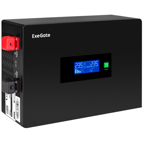 ИБП ExeGate IdealSine SR-600. LCD.2SH (EX295992RUS) черный